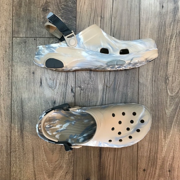 Crocs Men's Classic All-Terrain Marble Clogs Size 13 - Picture 2 of 12